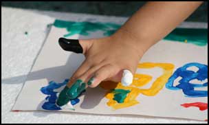 fingerpainting